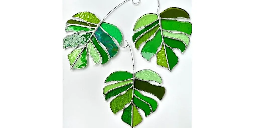 House Plant/Botanical Glass Workshop Northampton (October) at Yardley Arts Centre