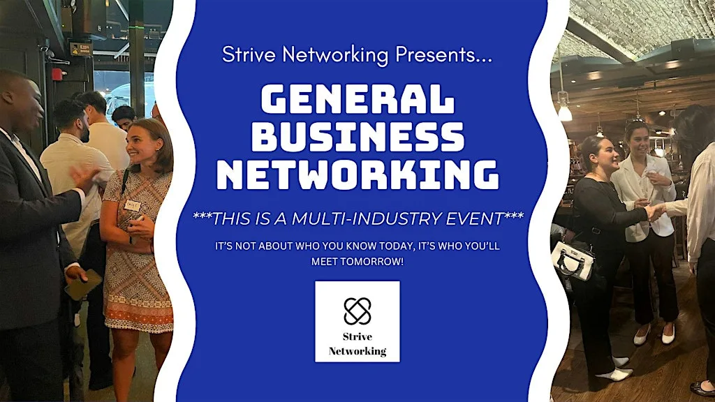 General Business Networking | Elevating Your Potential - Manchester at Rain Bar