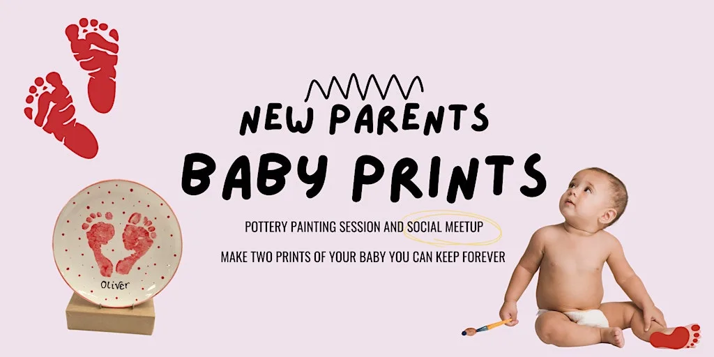 Baby Prints Pottery Painting at Dublin Pottery Painting | Smithfield