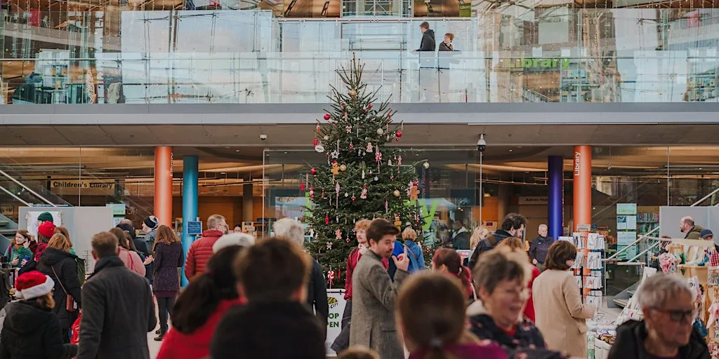 Christmas Makers Market: The Forum, Norwich. at The Forum