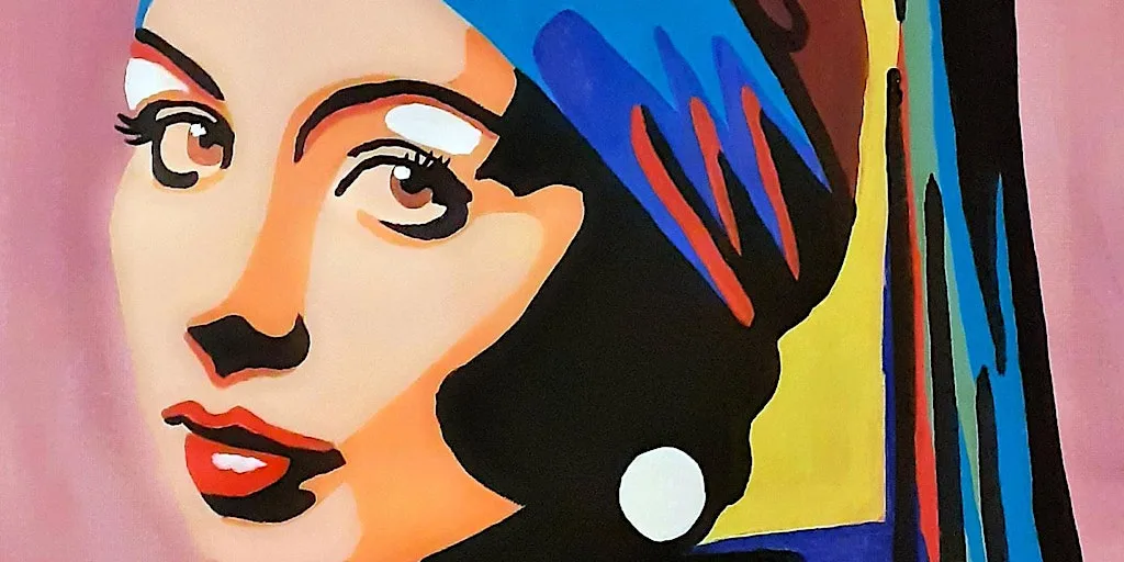 Sip & Paint Girl With A Pearl Earring at London Art Bar, Holborn