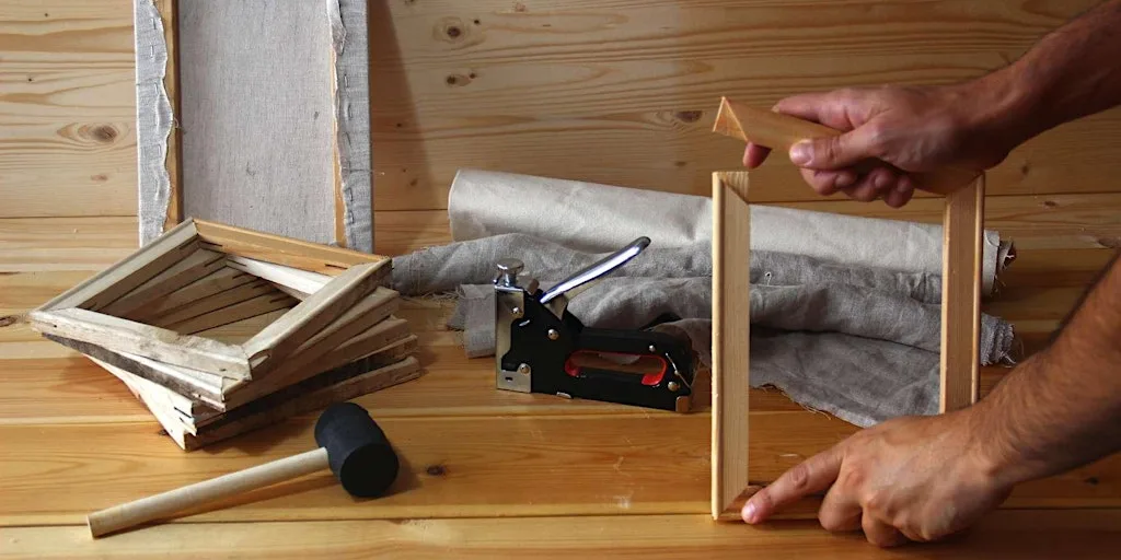 Canvas Making - Practical workshop at 146 Crownpoint Rd