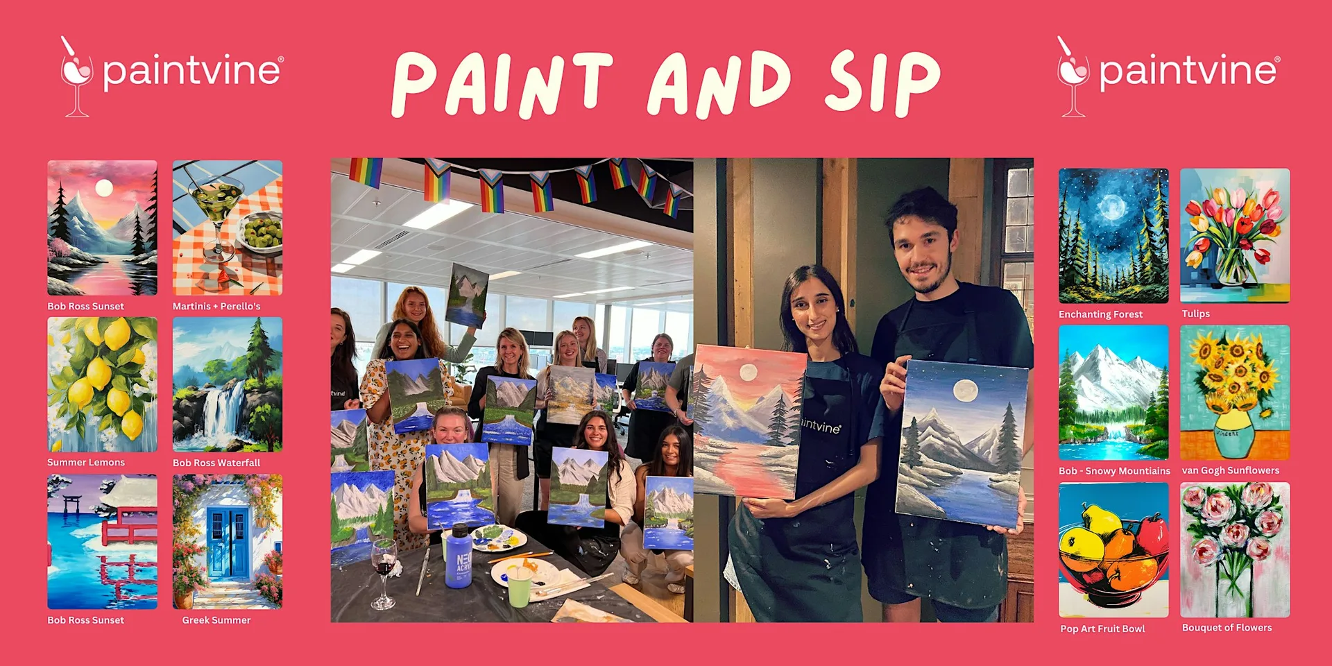 Paint and Sip - Cherry Era | Plonkers Wine Bar at Plonkers