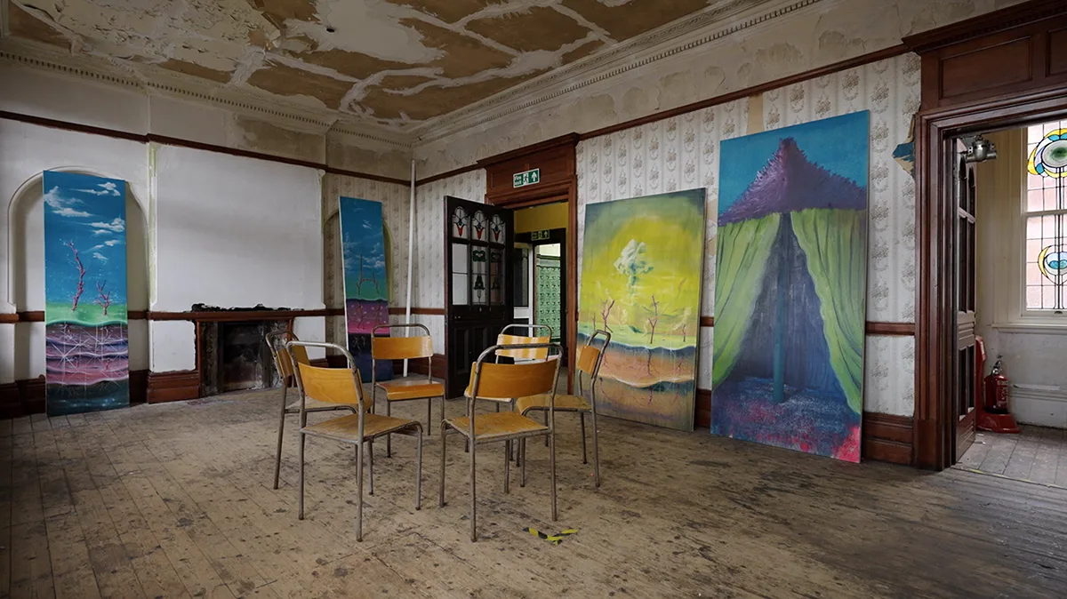 Parham Ghalamdar: Aerotheology at Leeds Arts University Blenheim Walk