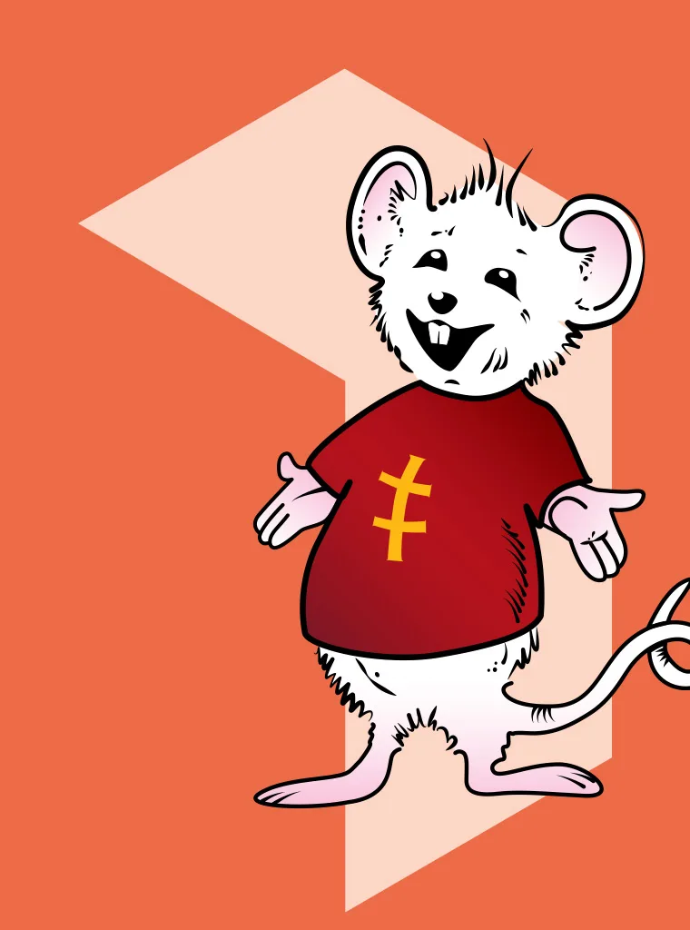 Summer fun with Derby Mouse at Liverpool Cathedral