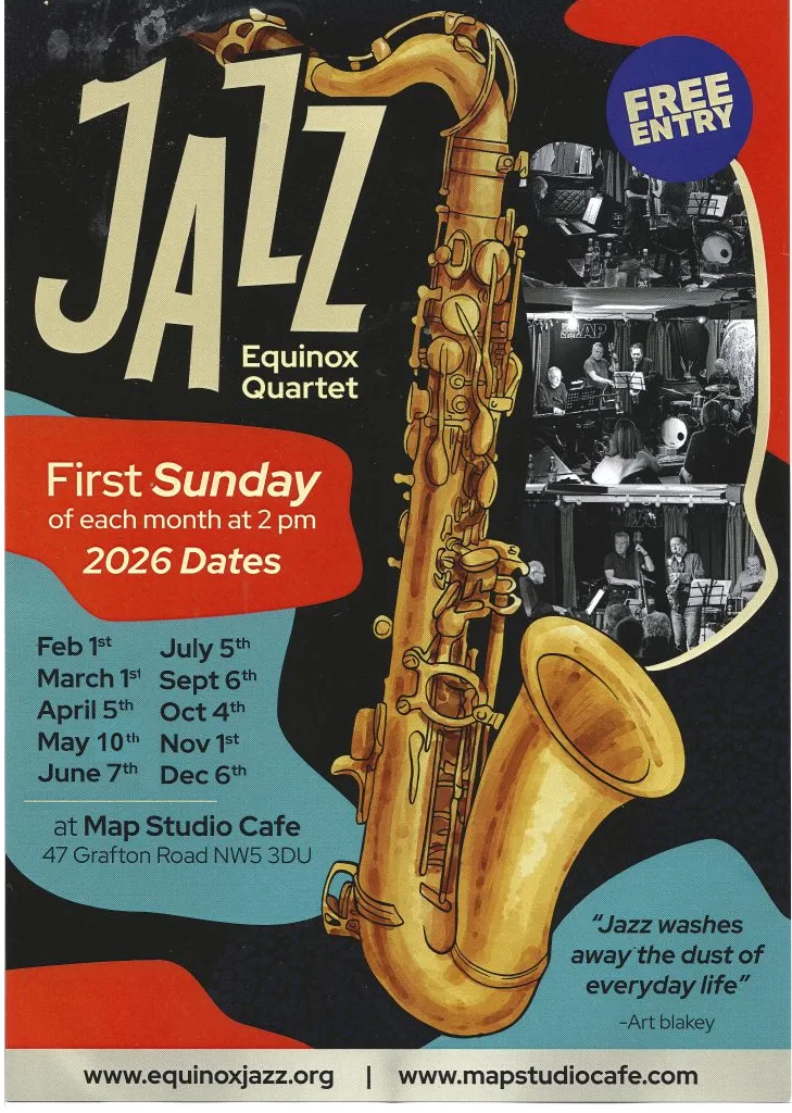 Equinox Jazz Quartet at MAP Studio Cafe