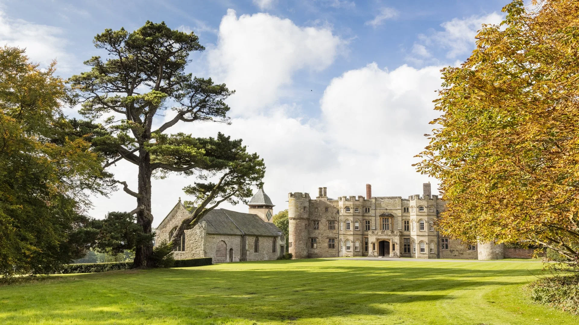 Vintage pop-up bookstall at Croft Castle and Parkland