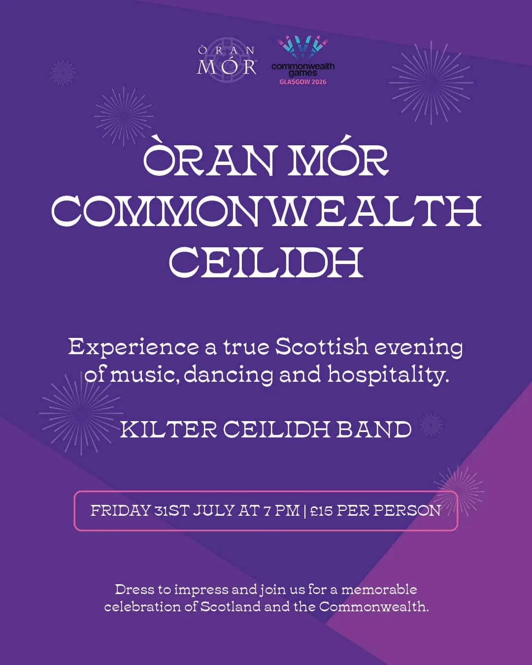 Commonwealth Ceilidh at Òran Mór at Oran Mor