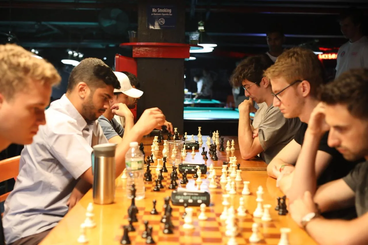 Chess on the Thames at Fulham Pier