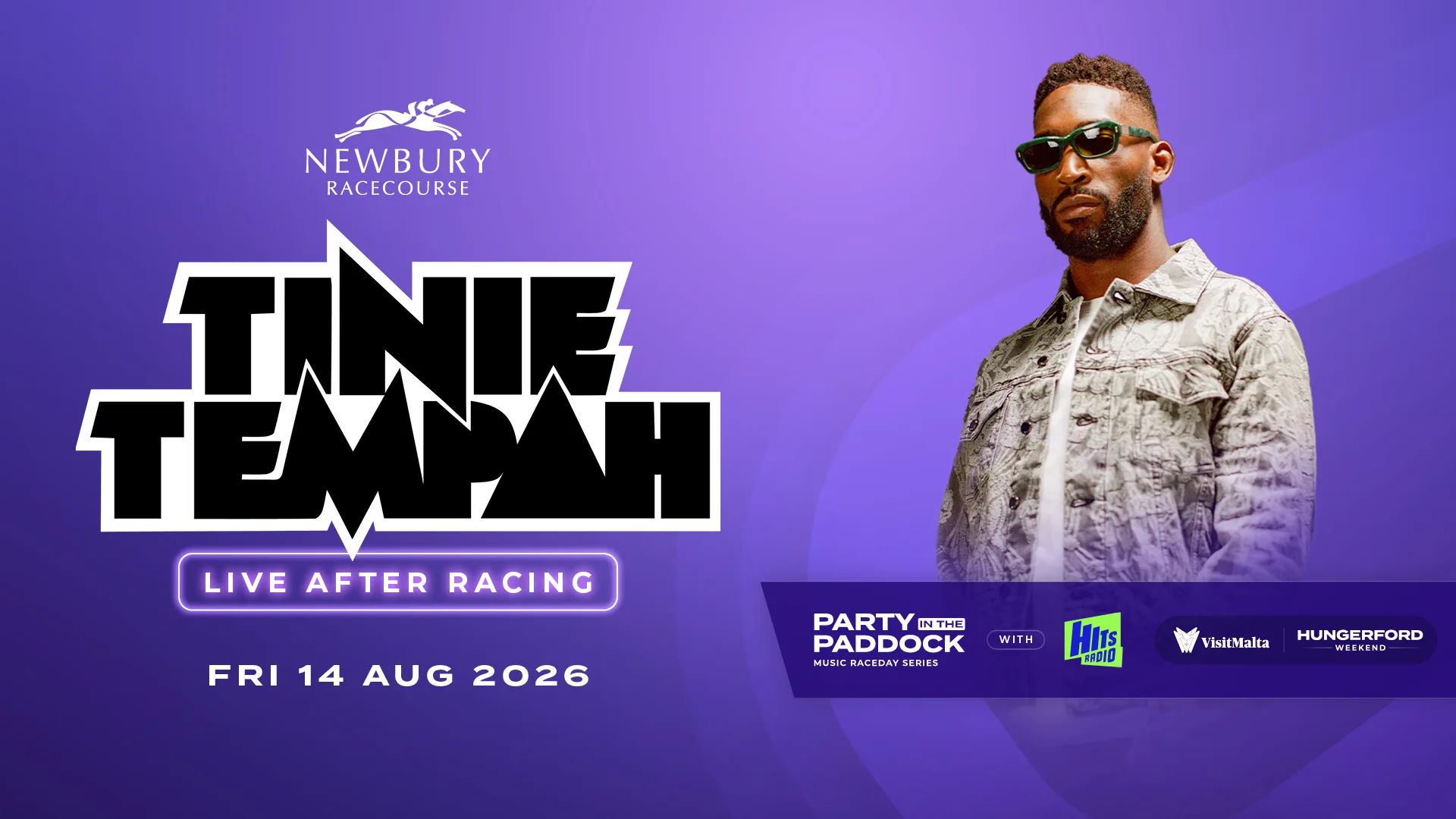 Visit Malta Hungerford Weekend With Tinie Tempah at Newbury Racecourse
