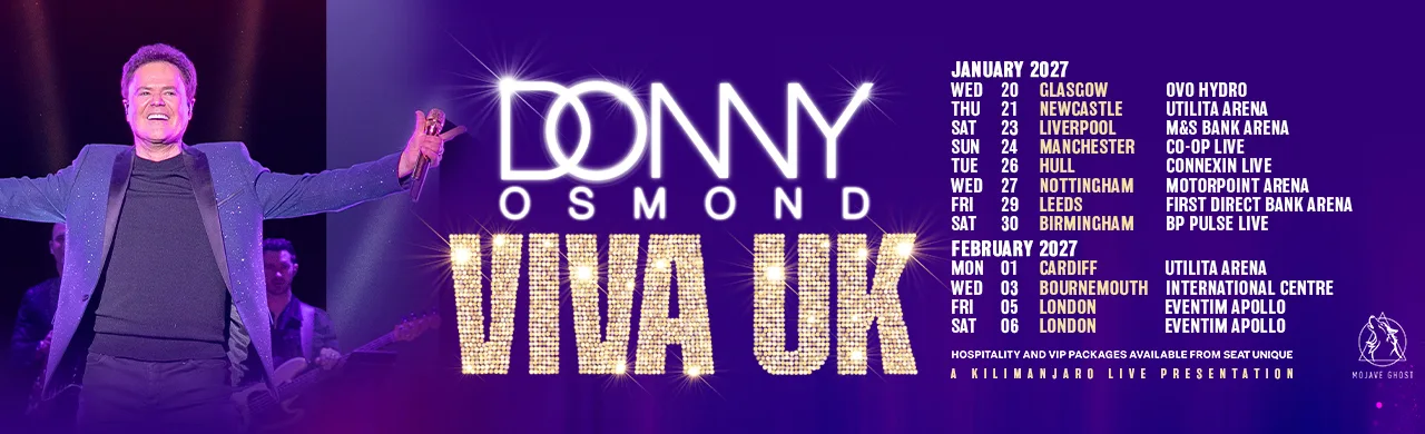 Donny Osmond at Cardiff Utilita Arena