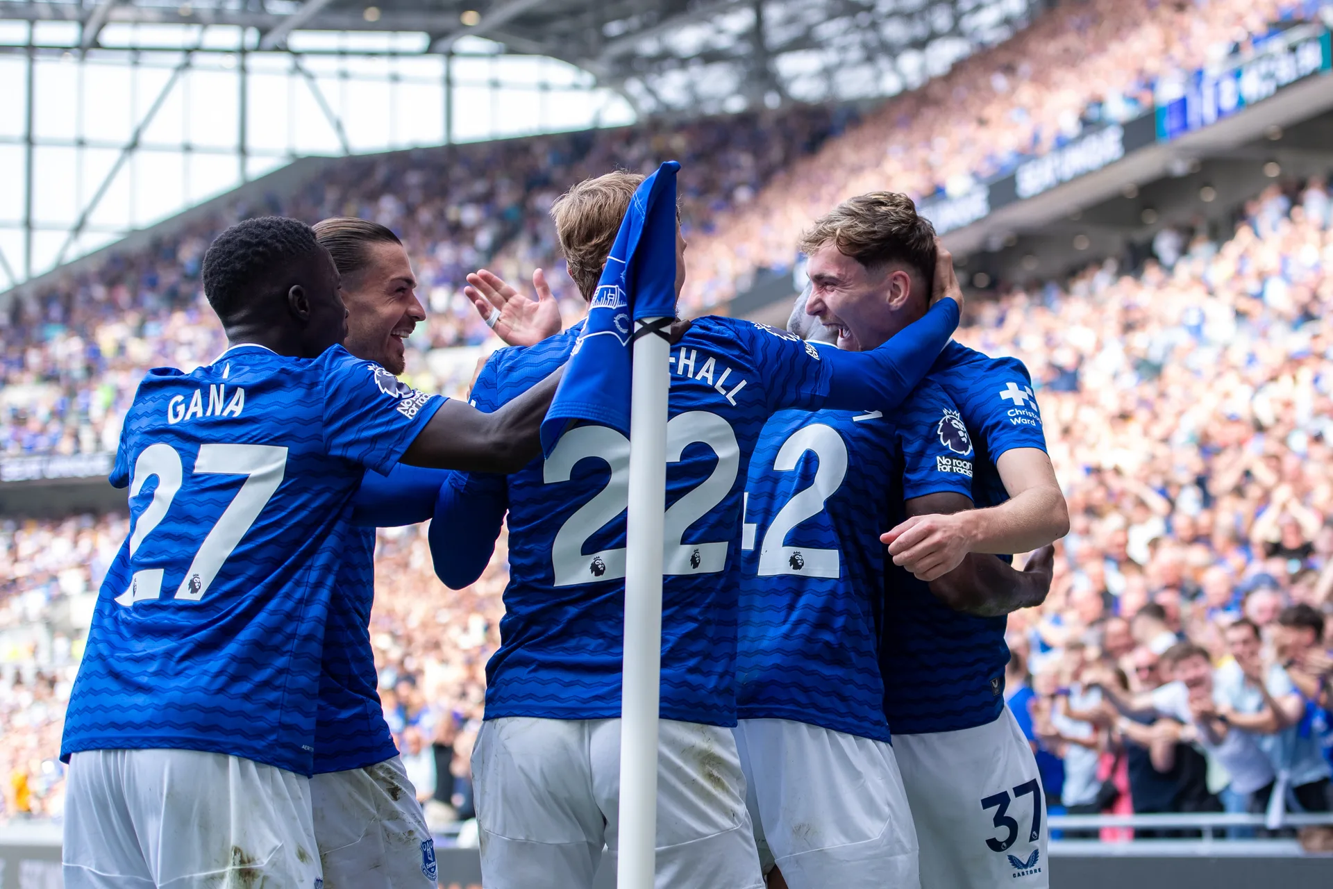 Everton v Ipswich Town at Hill Dickinson Stadium