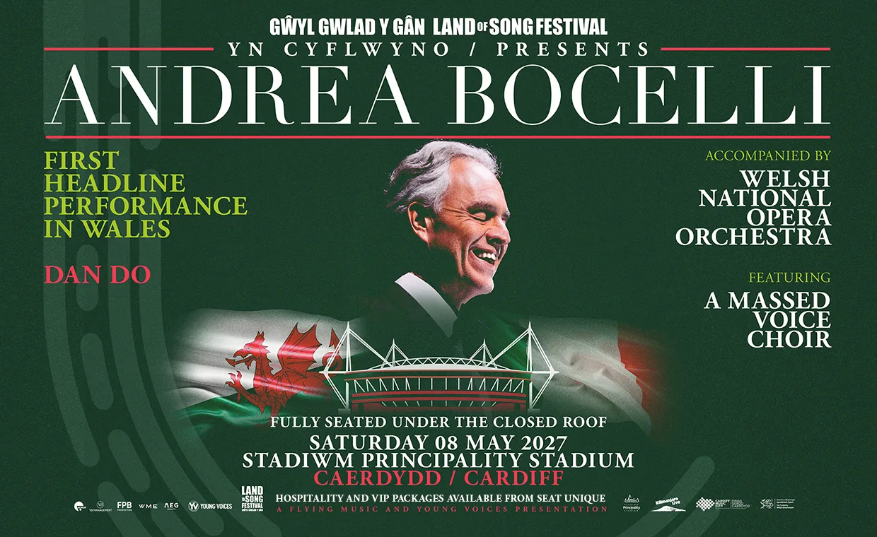 Land of Song Festival presents Andrea Bocelli at Principality Stadium
