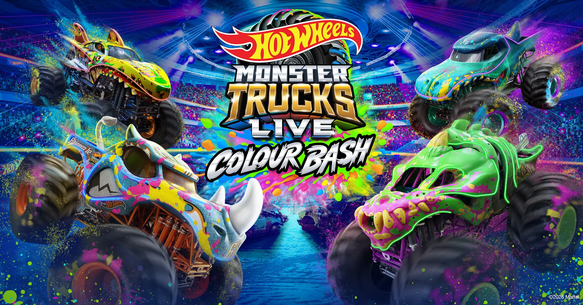 Hot Wheels Monster Trucks Live: Colour Bash
