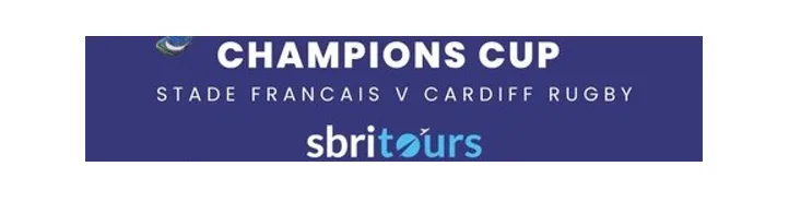 Stade Francais v Cardiff Rugby in Paris at Cardiff Arms Park