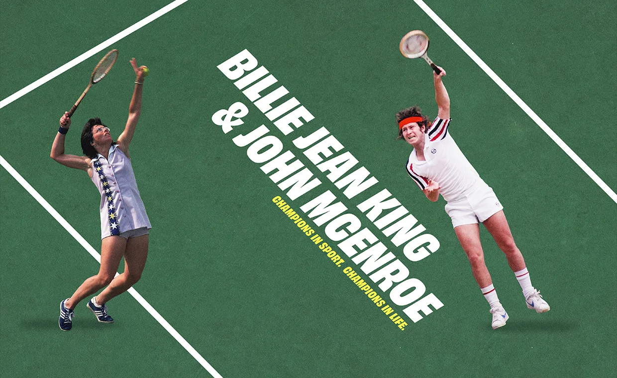 Billie Jean King & John McEnroe: Champions in Sport. Champions in Life. at The O2