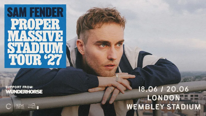 Sam Fender at Wembley Stadium
