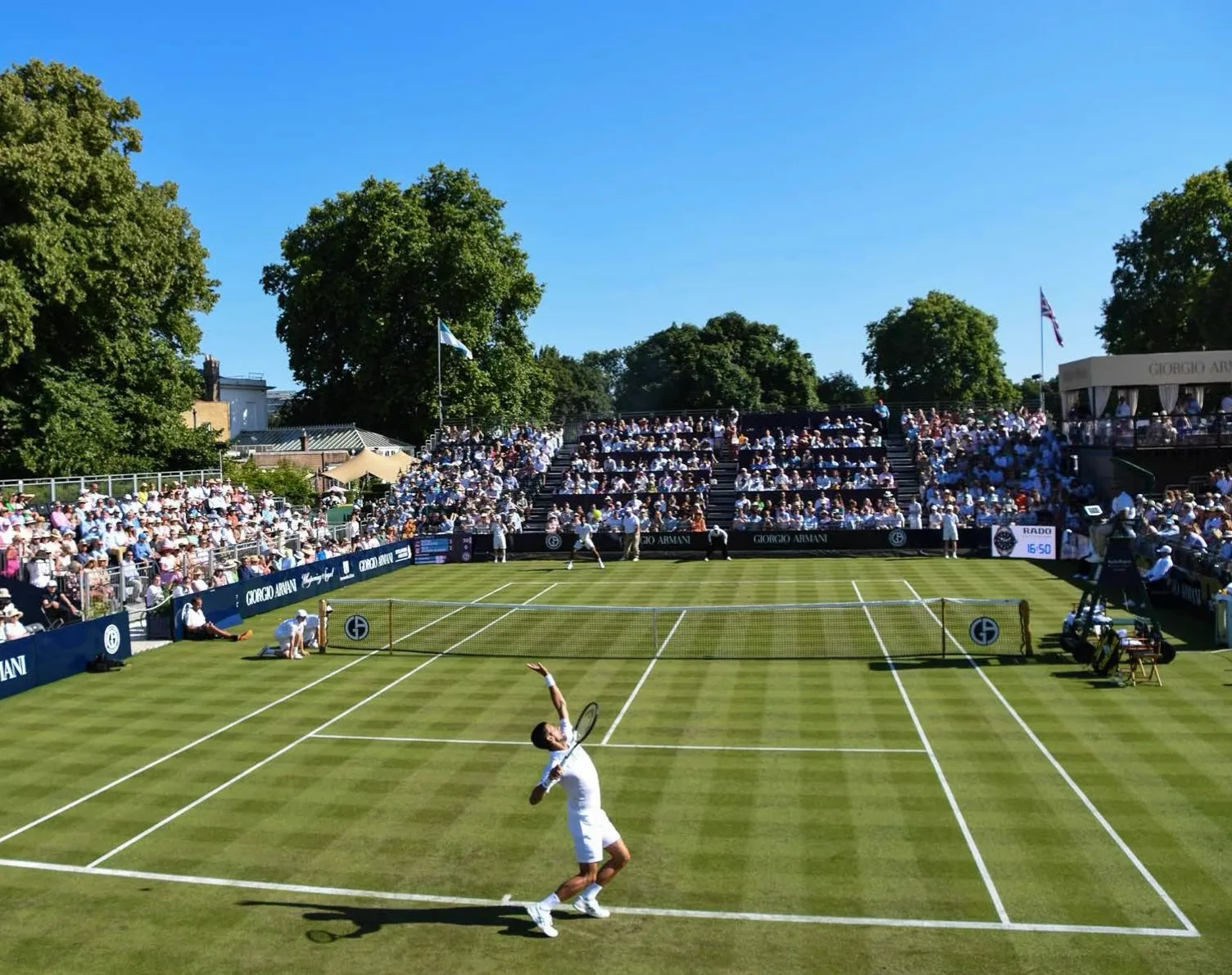 Giorgio Armani Tennis Classic: Day 1 at Hurlingham Park