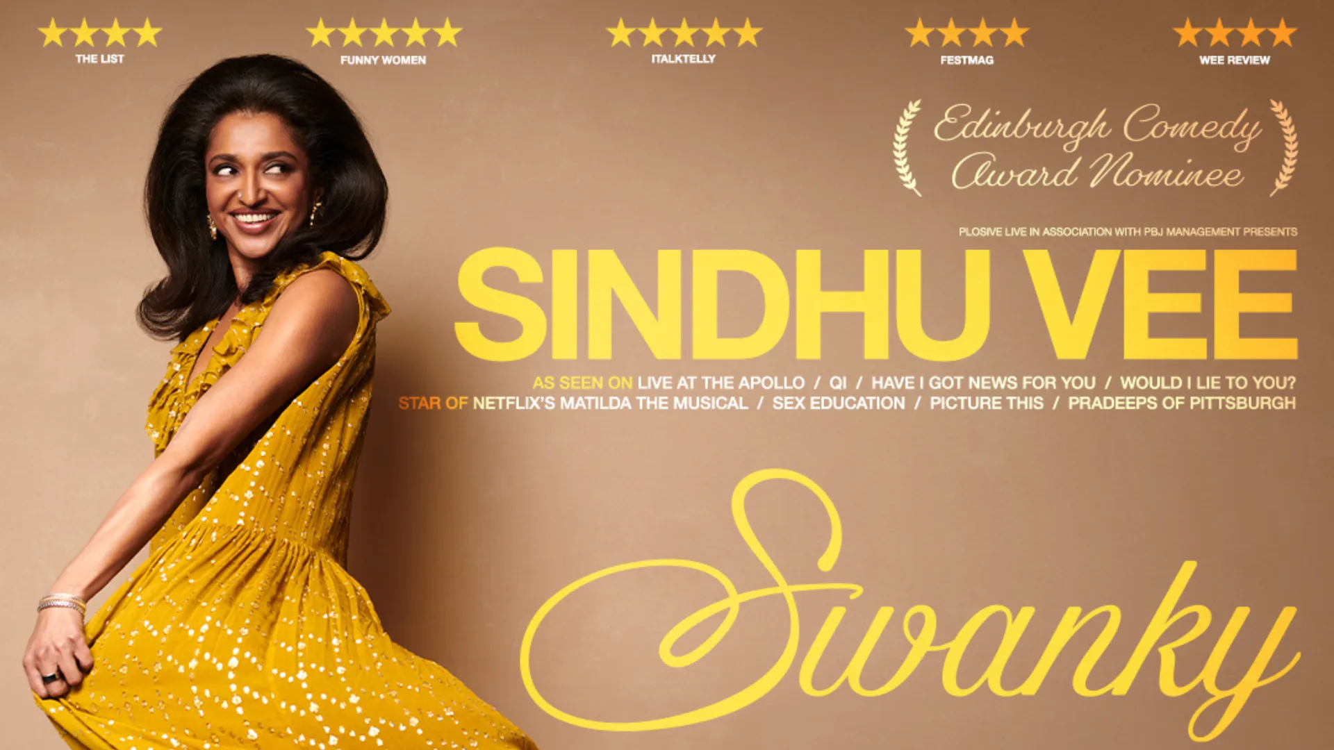 Sindhu Vee: Swanky at Grand Opera House York