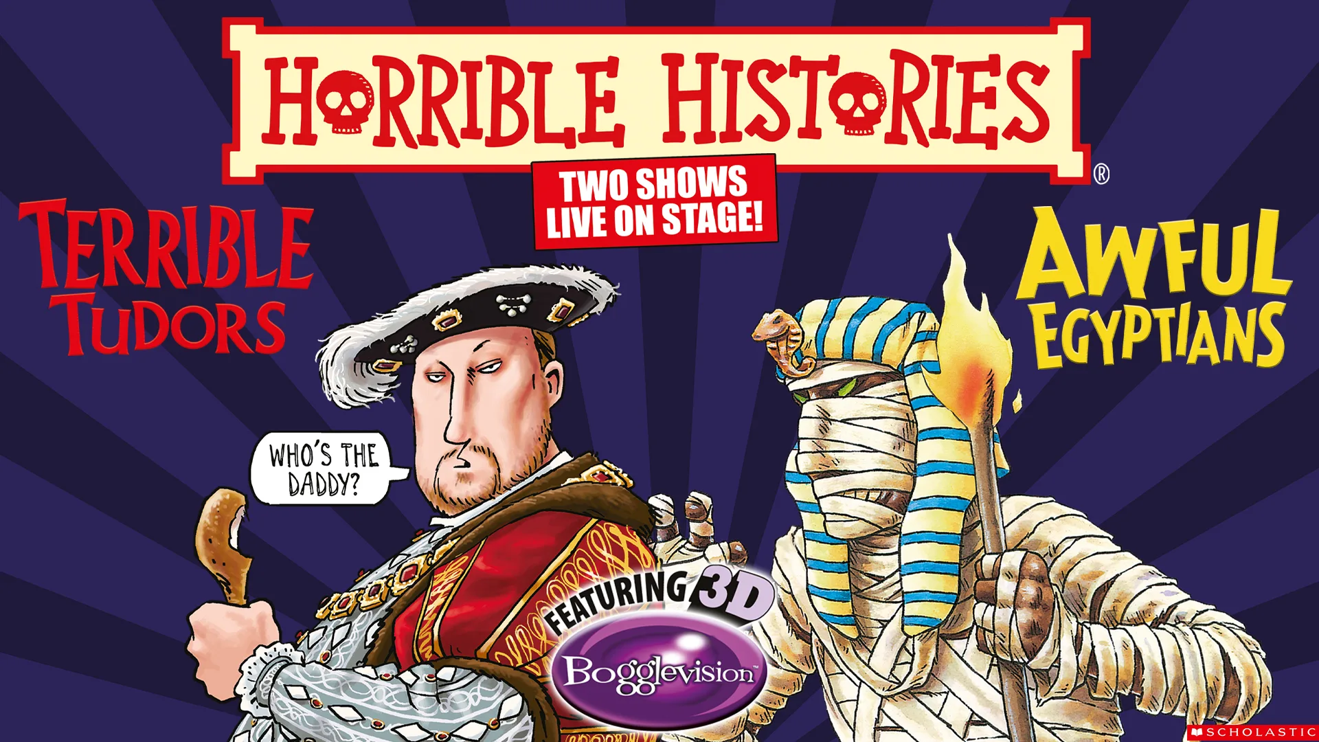 Horrible Histories - Terrible Tudors at Theatre Royal Brighton