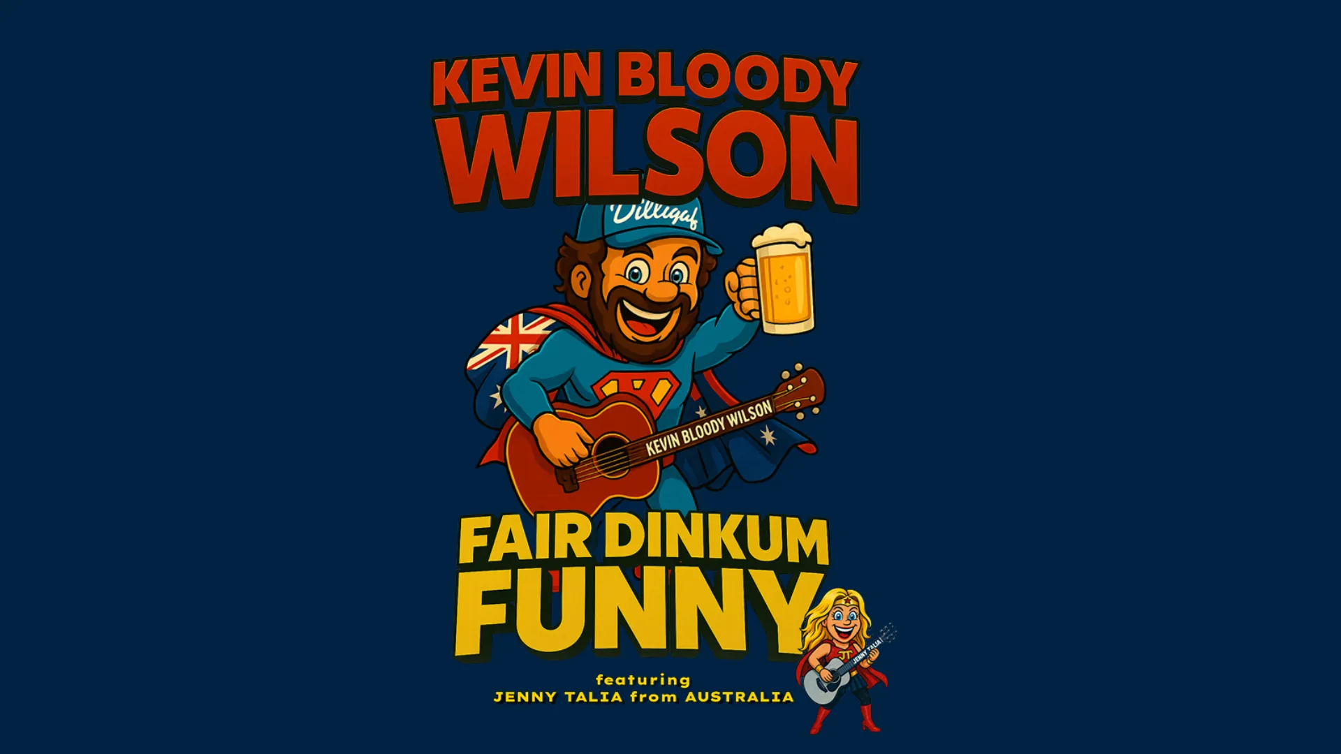 Kevin Bloody Wilson at Victoria Hall, Stoke-on-Trent