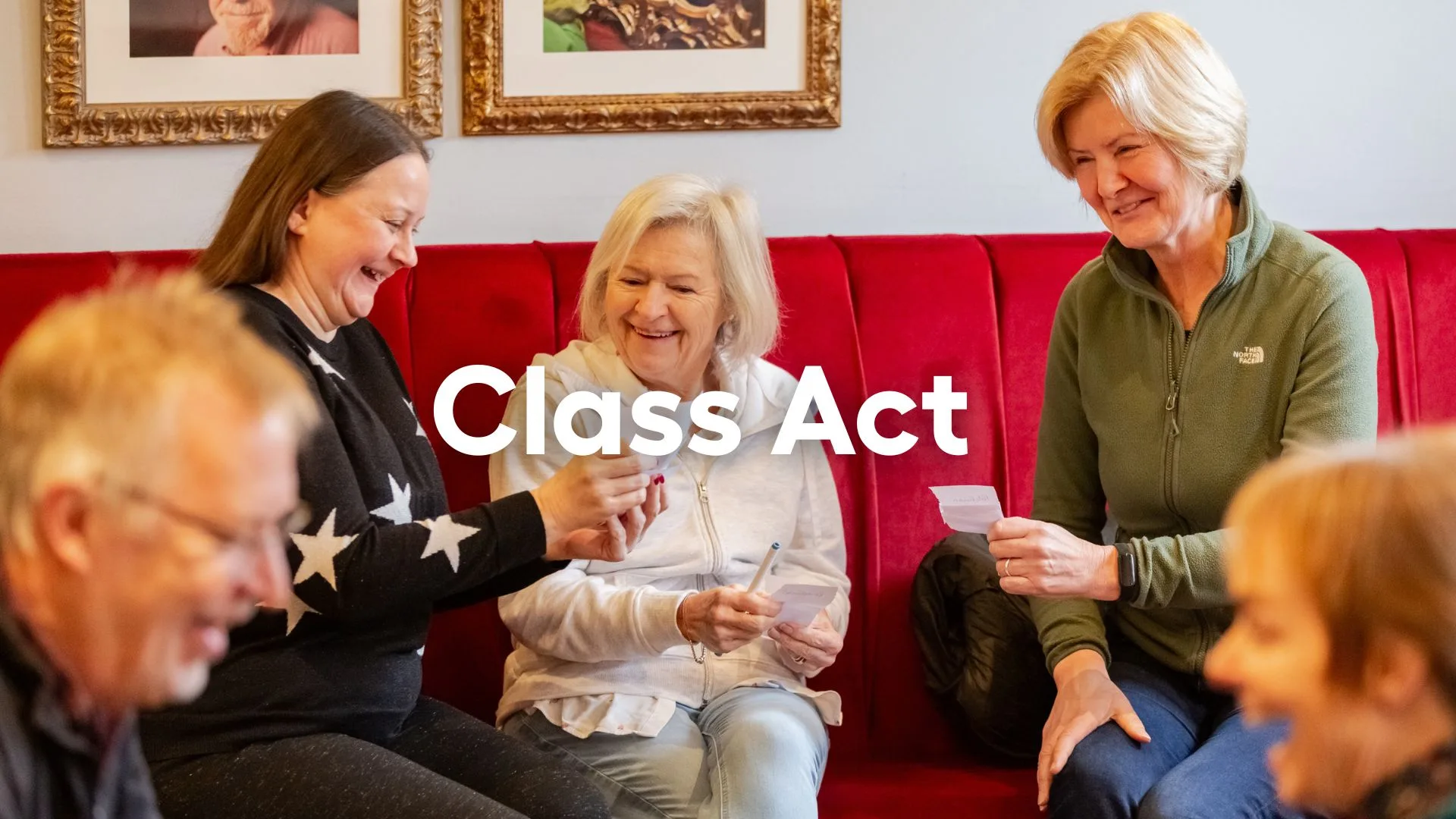 Class Act - Acting Class for ages 50+ July at Richmond Theatre