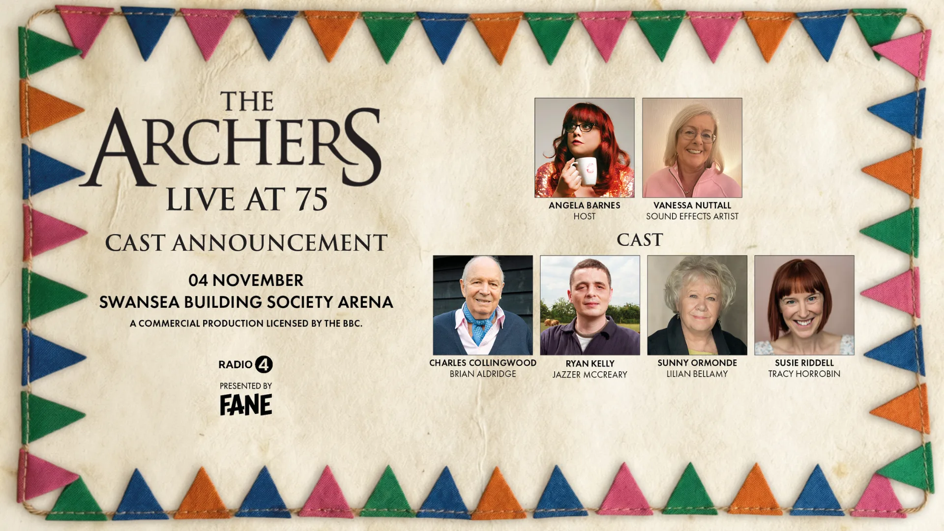 The Archers: Live at 75 at Swansea Building Society Arena