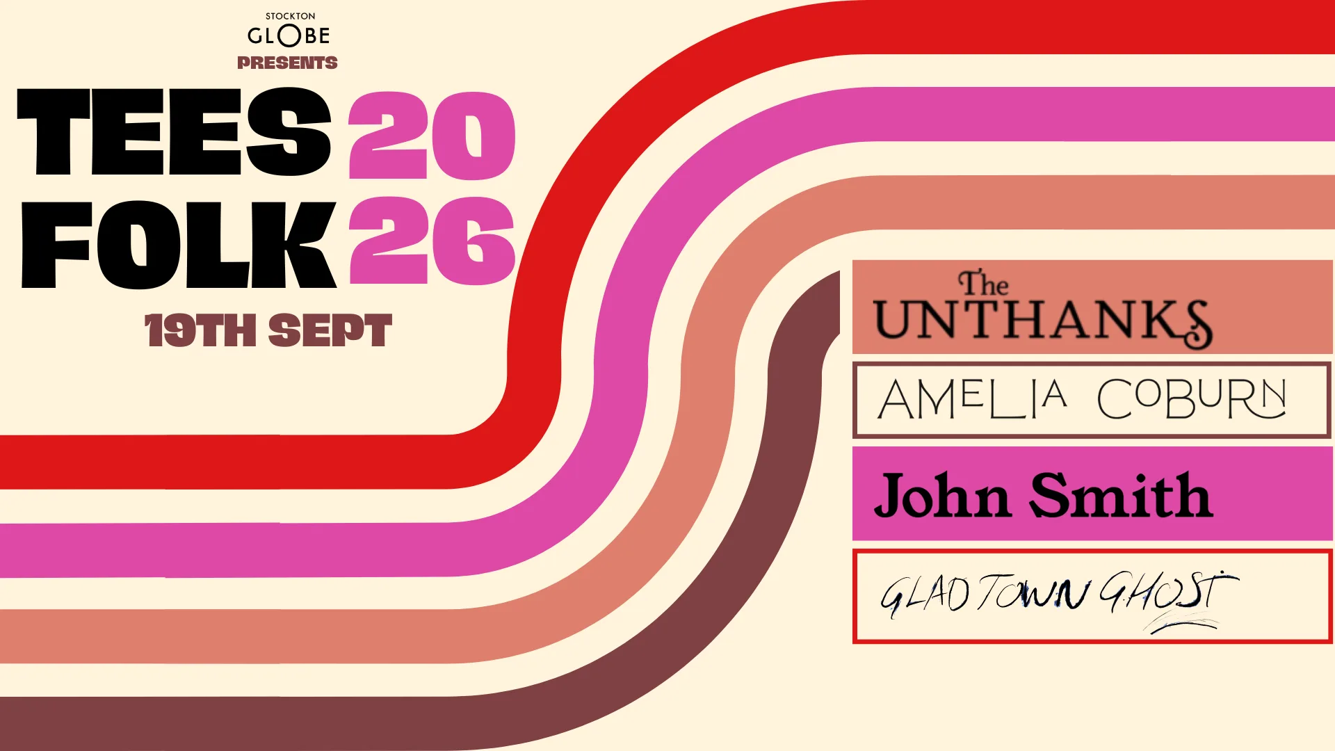 Stockton Globe Presents Tees Folk 2026 at Stockton Globe