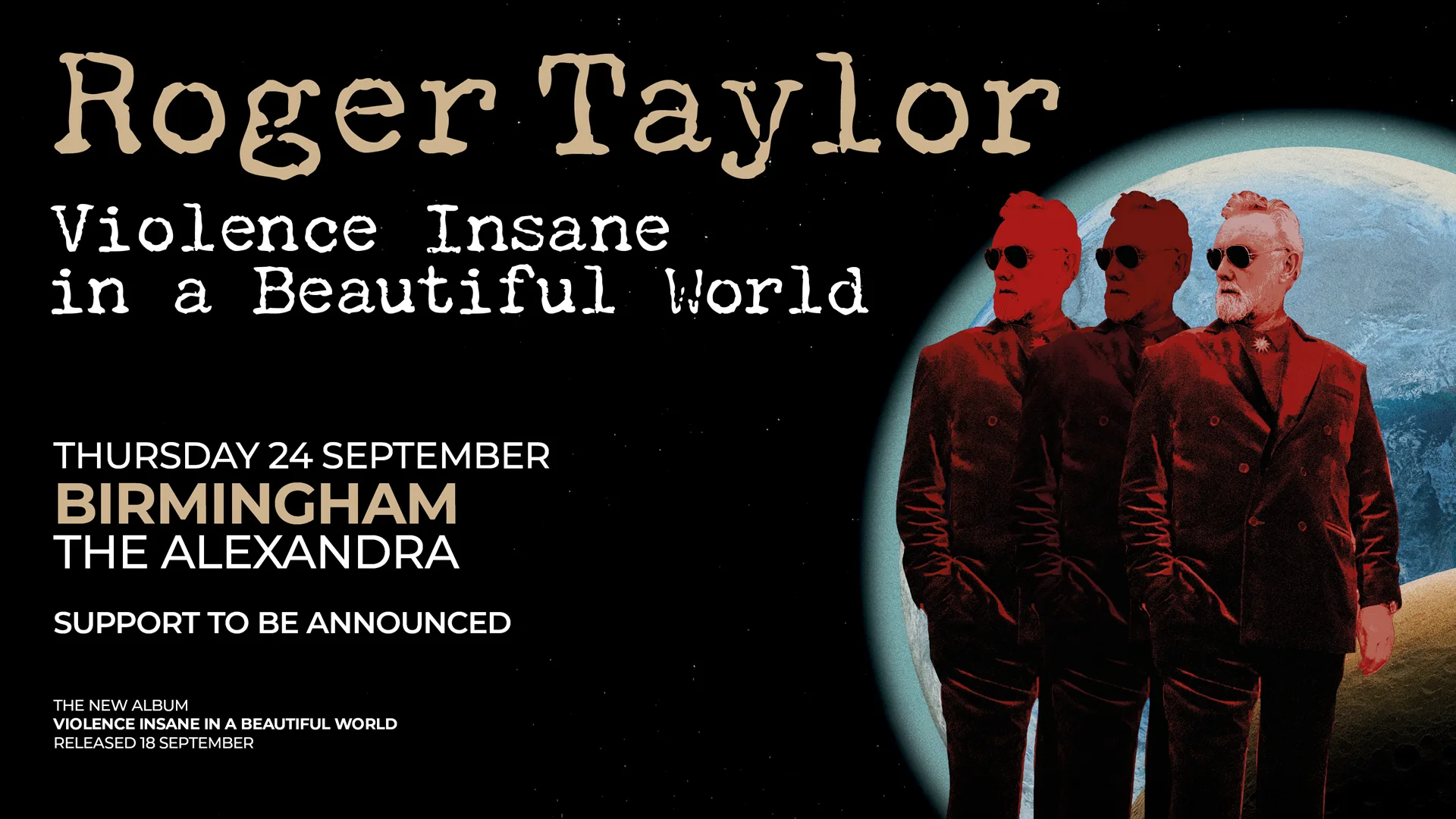 Roger Taylor: Violence Insane in a Beautiful World
