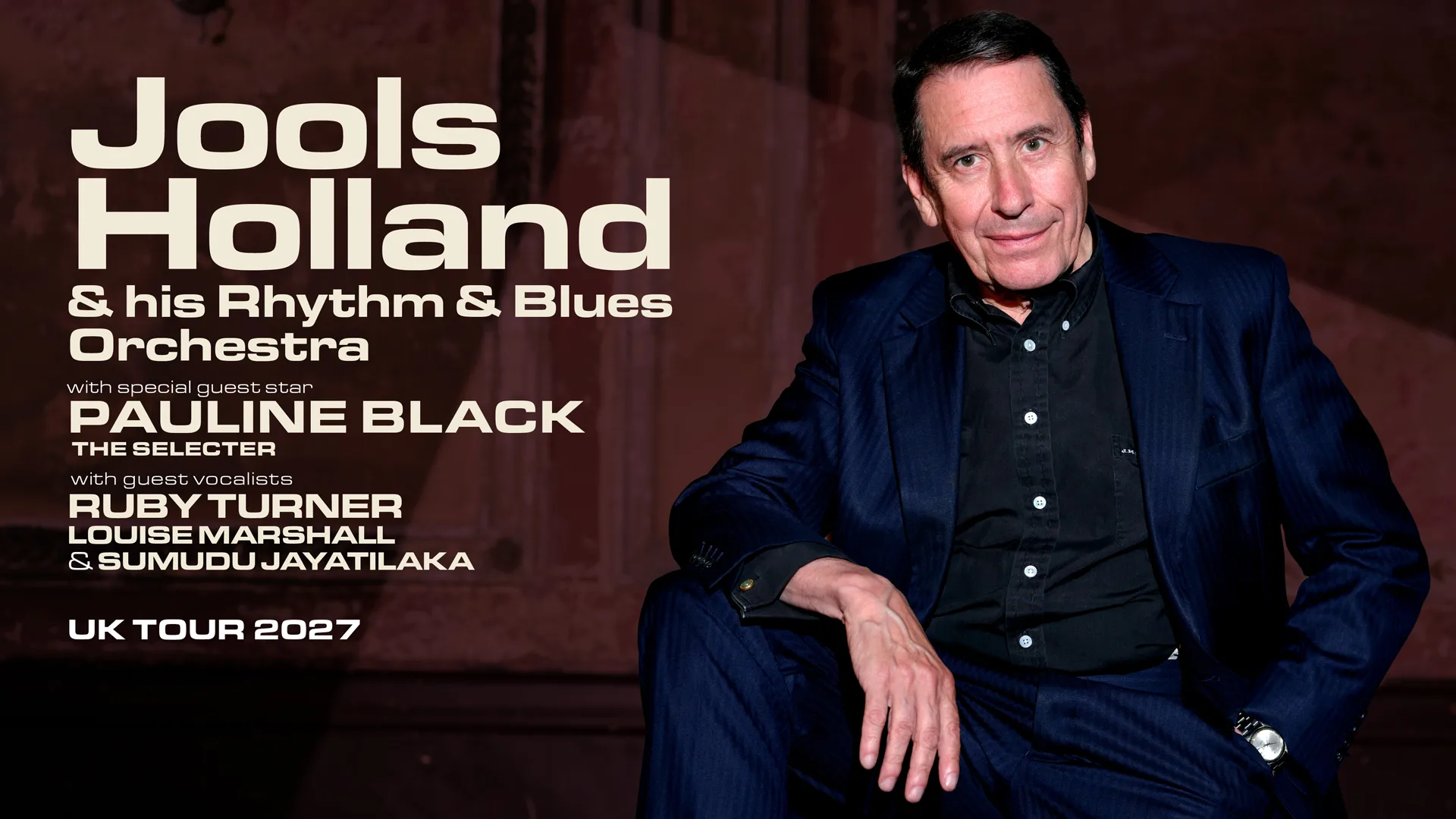 Jools Holland & his Rhythm and Blues Orchestra at Swansea Building Society Arena