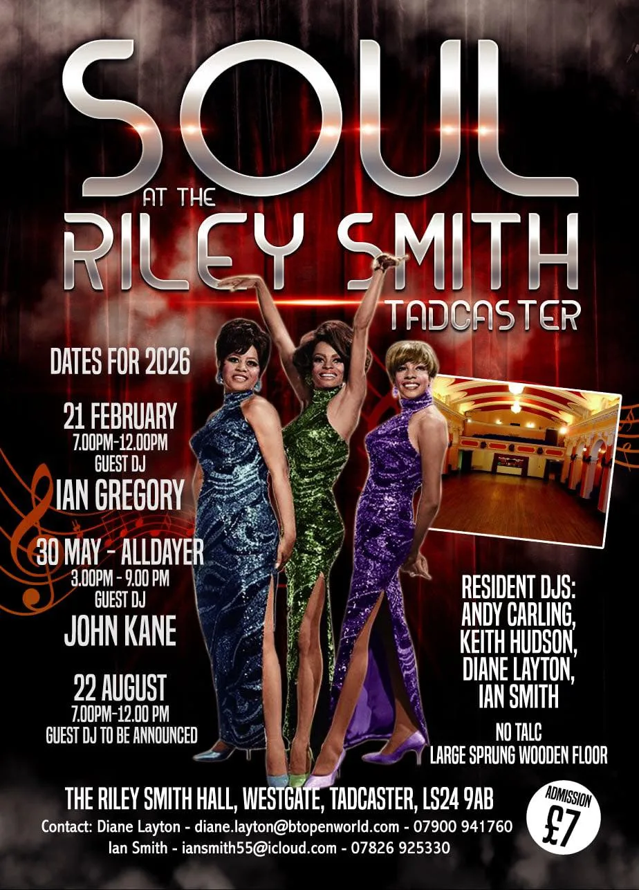 Northern Soul All dayer at Riley-Smith Hall