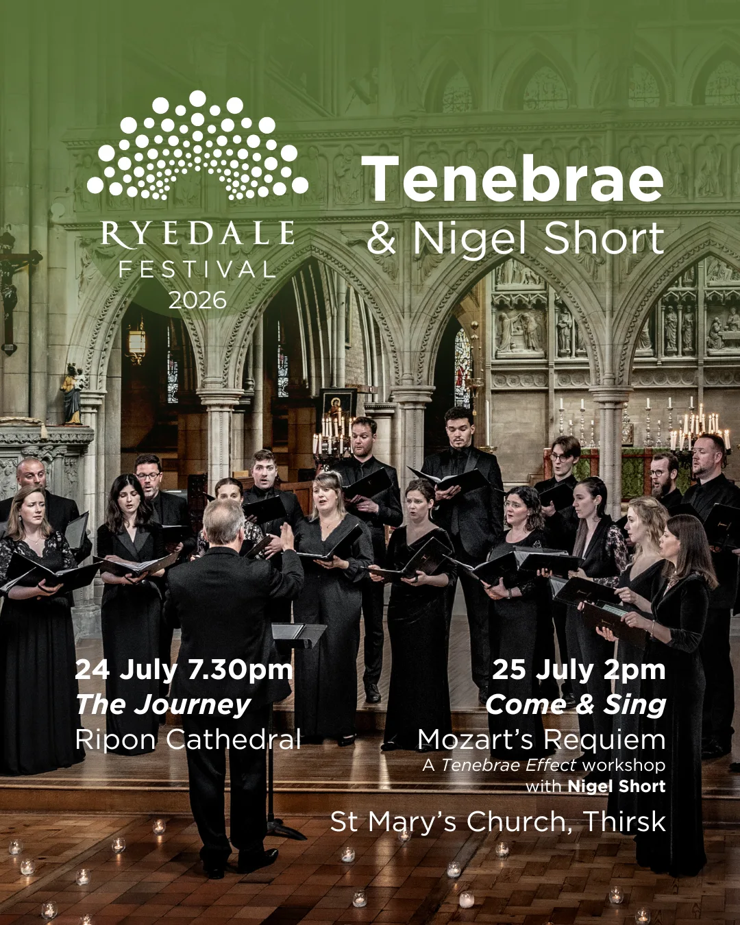 Ryedale Festival: Tenebrae in Ripon at Ripon Cathedral