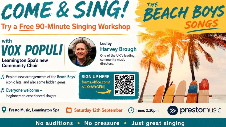 Free Singing Workshop with Vox Populi