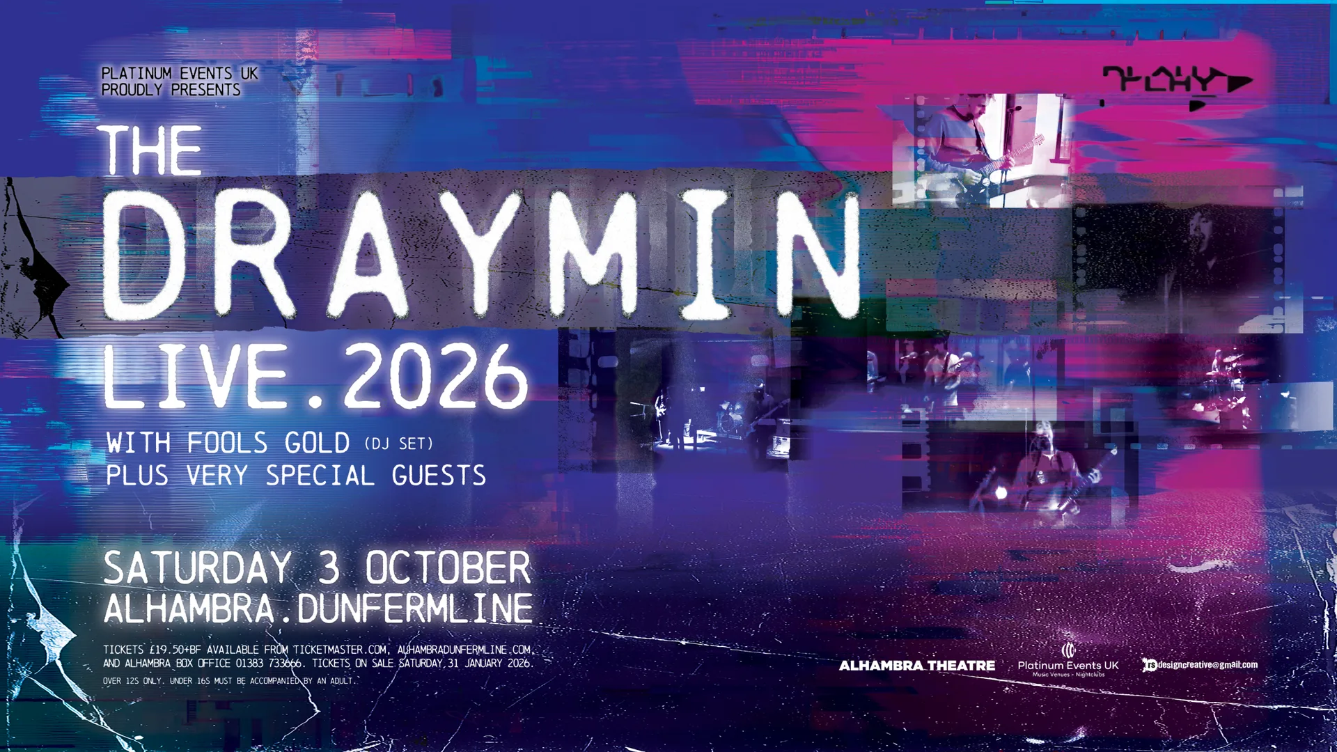 The Draymin + Fool's Gold Indie Clubnight + Very Special Guests at Alhambra Theatre