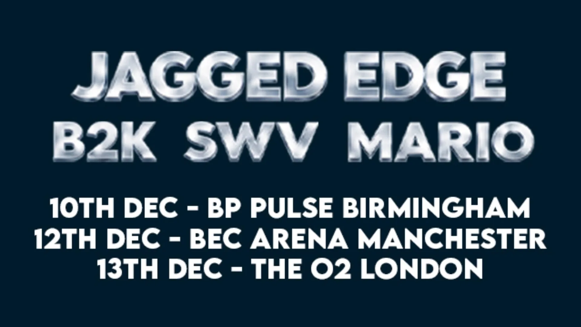 Rnb winter Ball, Jagged Edge, B2K & Mario at BEC ARENA