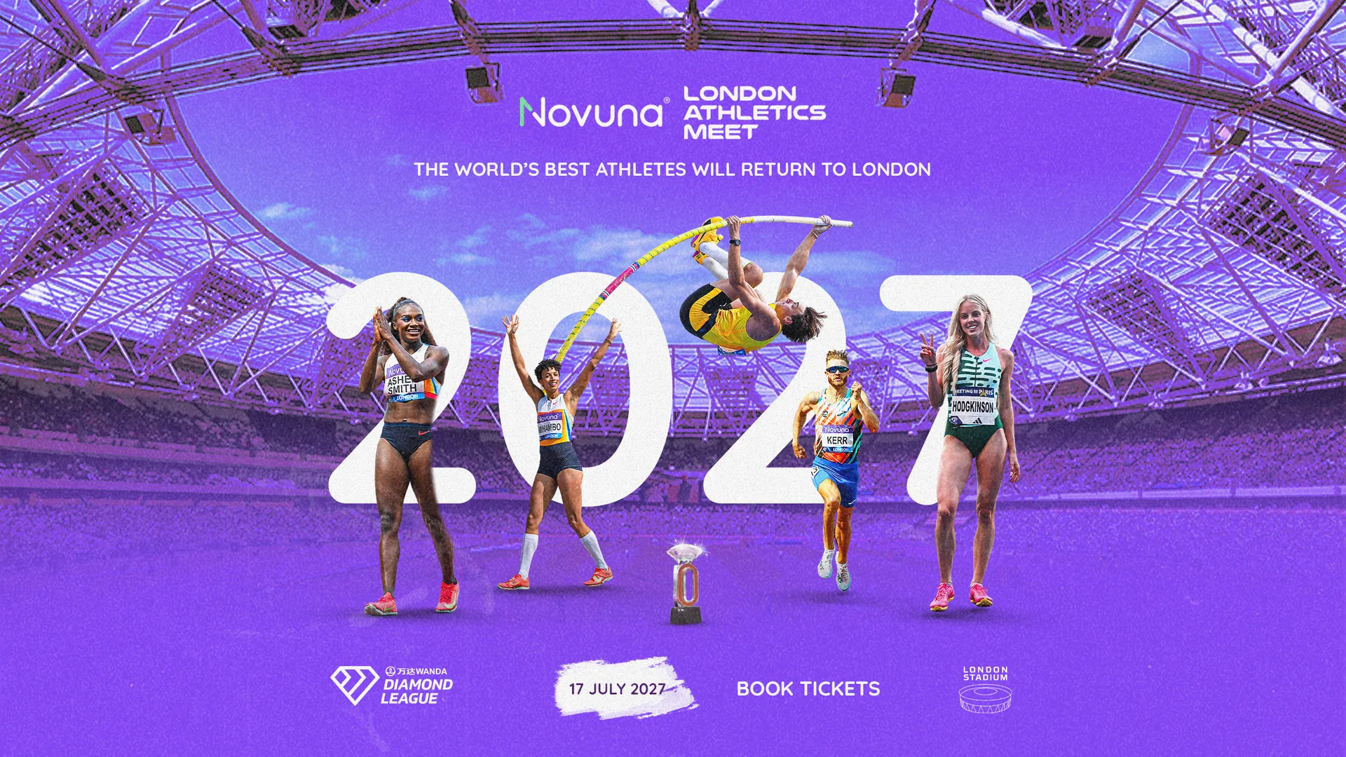 Novuna London Athletics Meet 2027 - Part of Wanda Diamond League at London Stadium