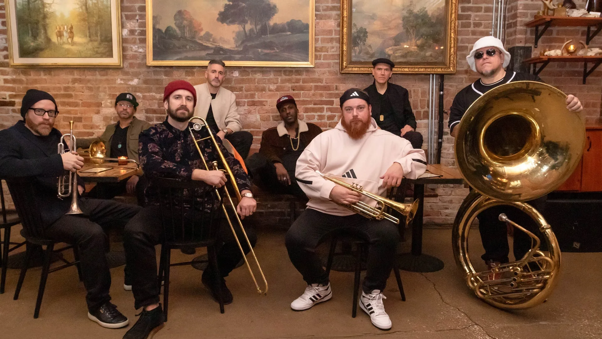 LowDown Brass Band at The Poetry Club SWG3
