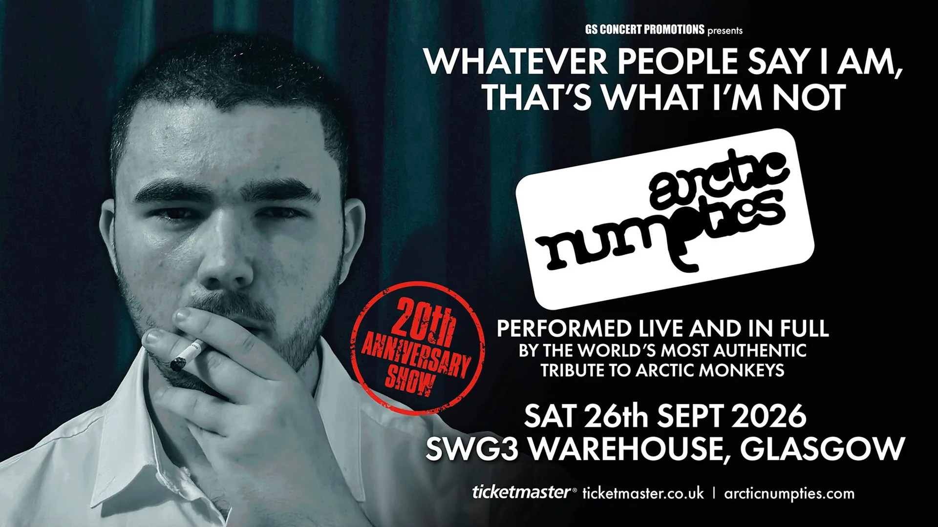 Arctic Numpties - Debut Album 20th Anniversary Show at Warehouse SWG3