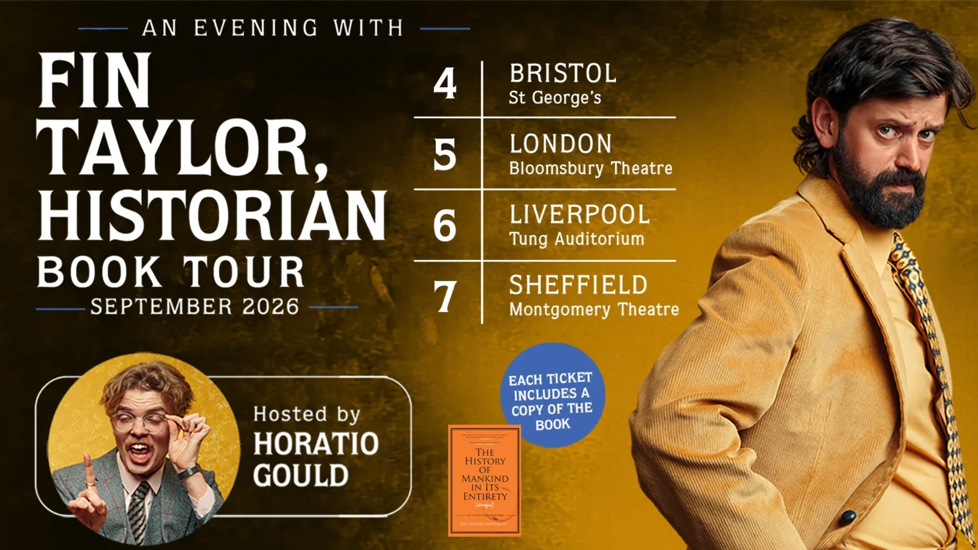 An Evening With Fin Taylor, Historian at St George's Bristol