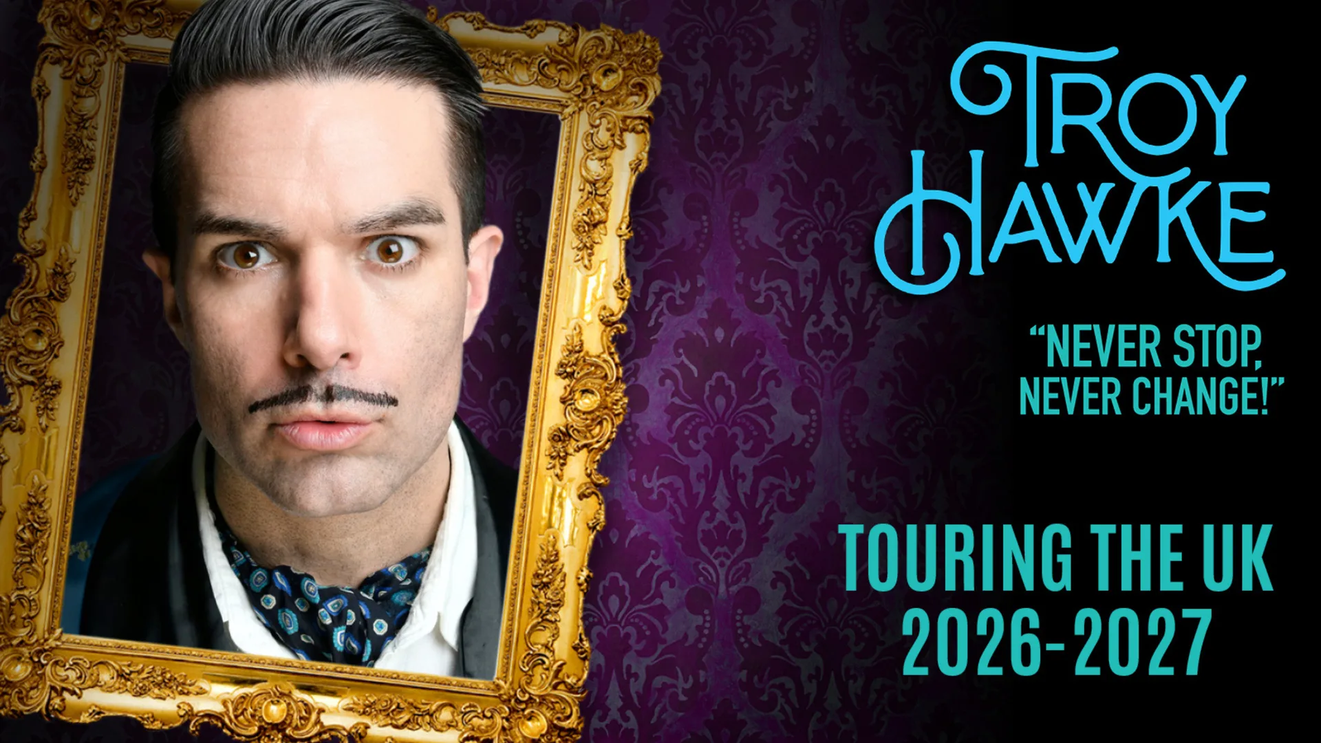 Troy Hawke - 'Never Stop,Never Change!' at Sheffield City Hall Oval Hall