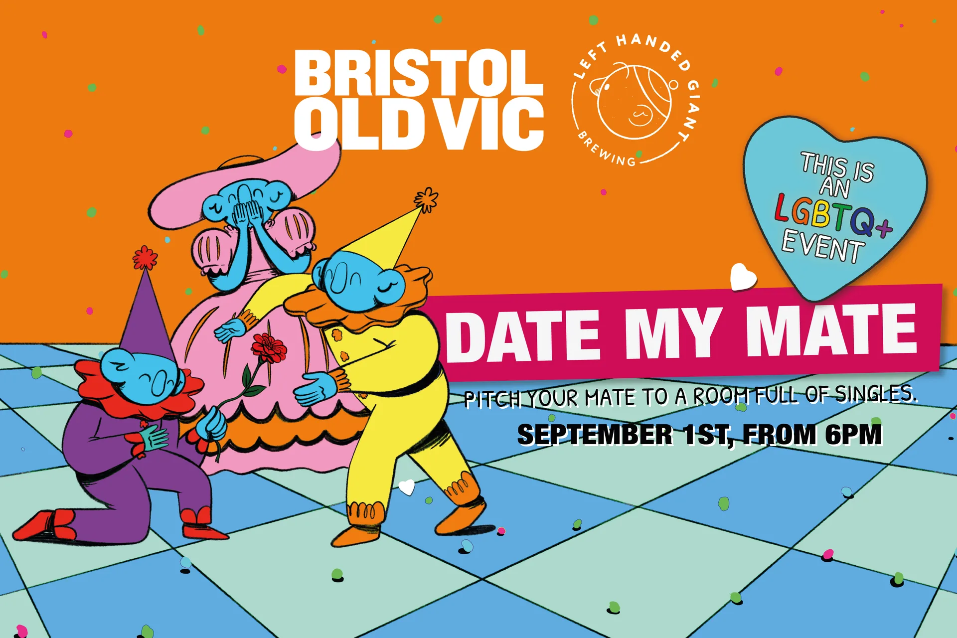 Date My Mate: LGBTQ+ Edition at Bristol Old Vic