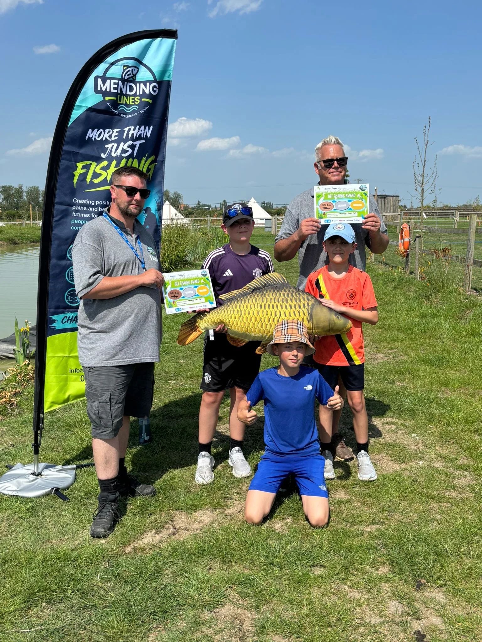 Mending Lines Get Fishing at Witham Grange Glamping at Witham Grange Glamping