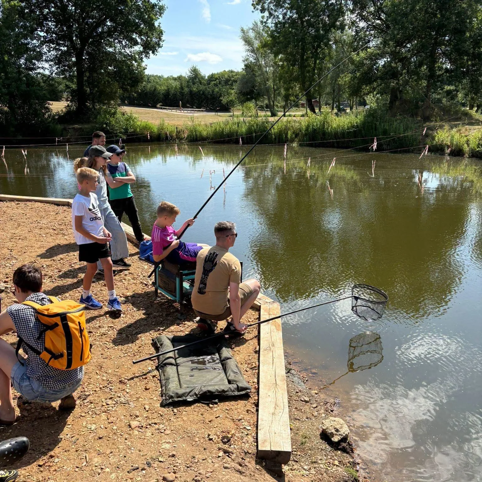 Get kids Fishing Day at Billingford Fishing Lakes