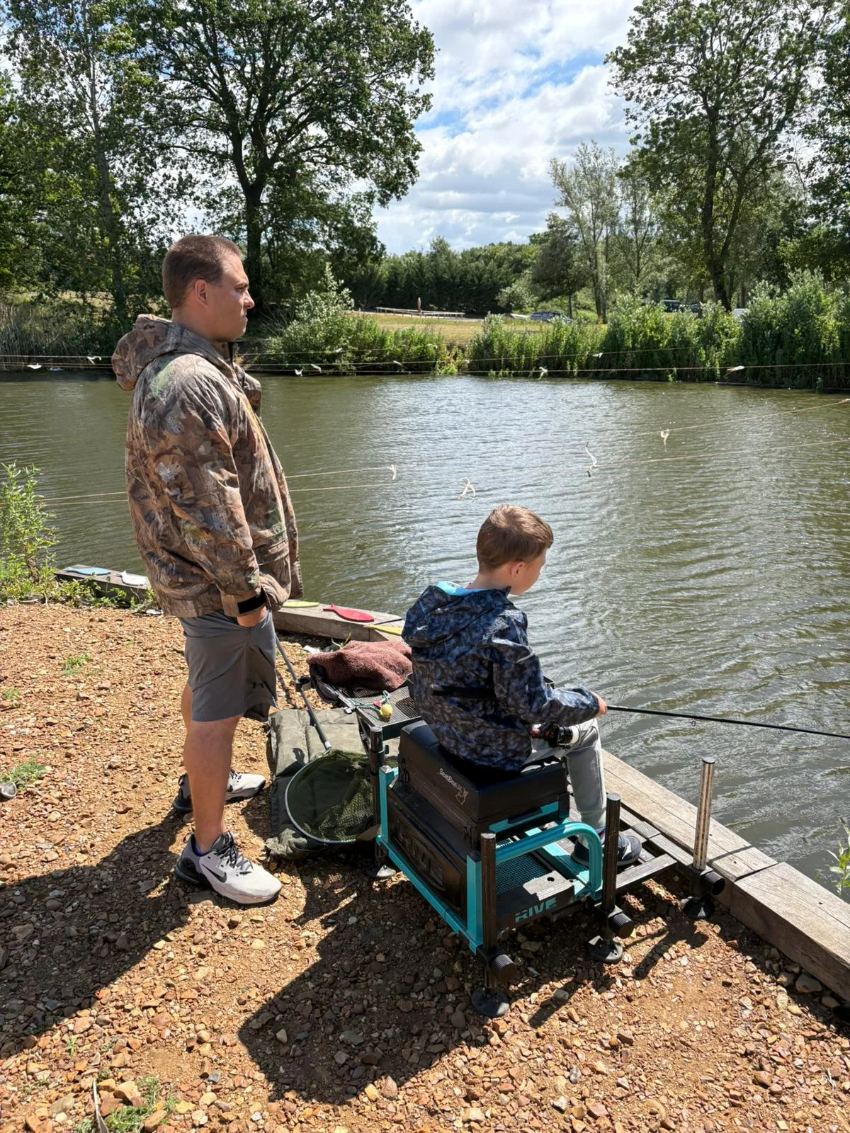 Get kids fishing Cast Level 3/4 at Billingford Lakes