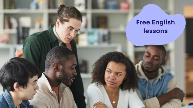 FREE English lessons happening today at 1.50pm in Central London at St.Giles