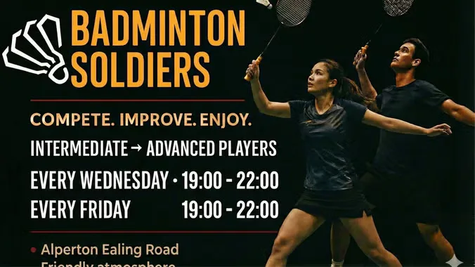 Badminton club Ealing - Wembley at Alperton Community School