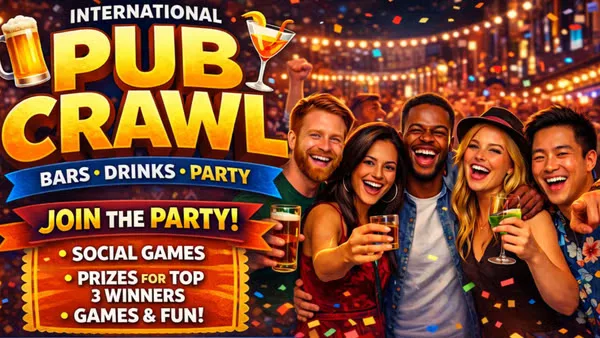 Social Pub Crawl at The Odeon Bar