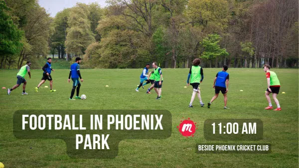 Saturday Friendly Football Game in Phoenix Park at 11:00 ⚽️ at Phoenix Cricket Club Car Park