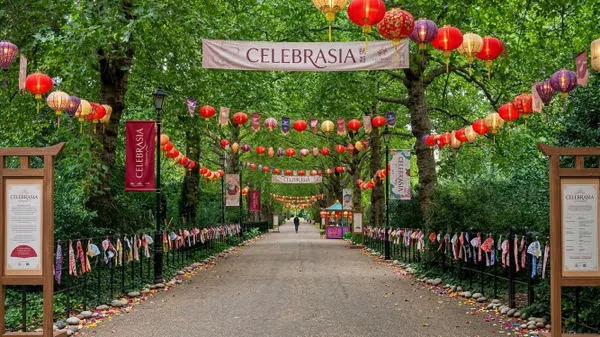 London Society FREE WALK & FESTIVAL - Battersea Park & CelebrAsia at Battersea Power Underground Station
