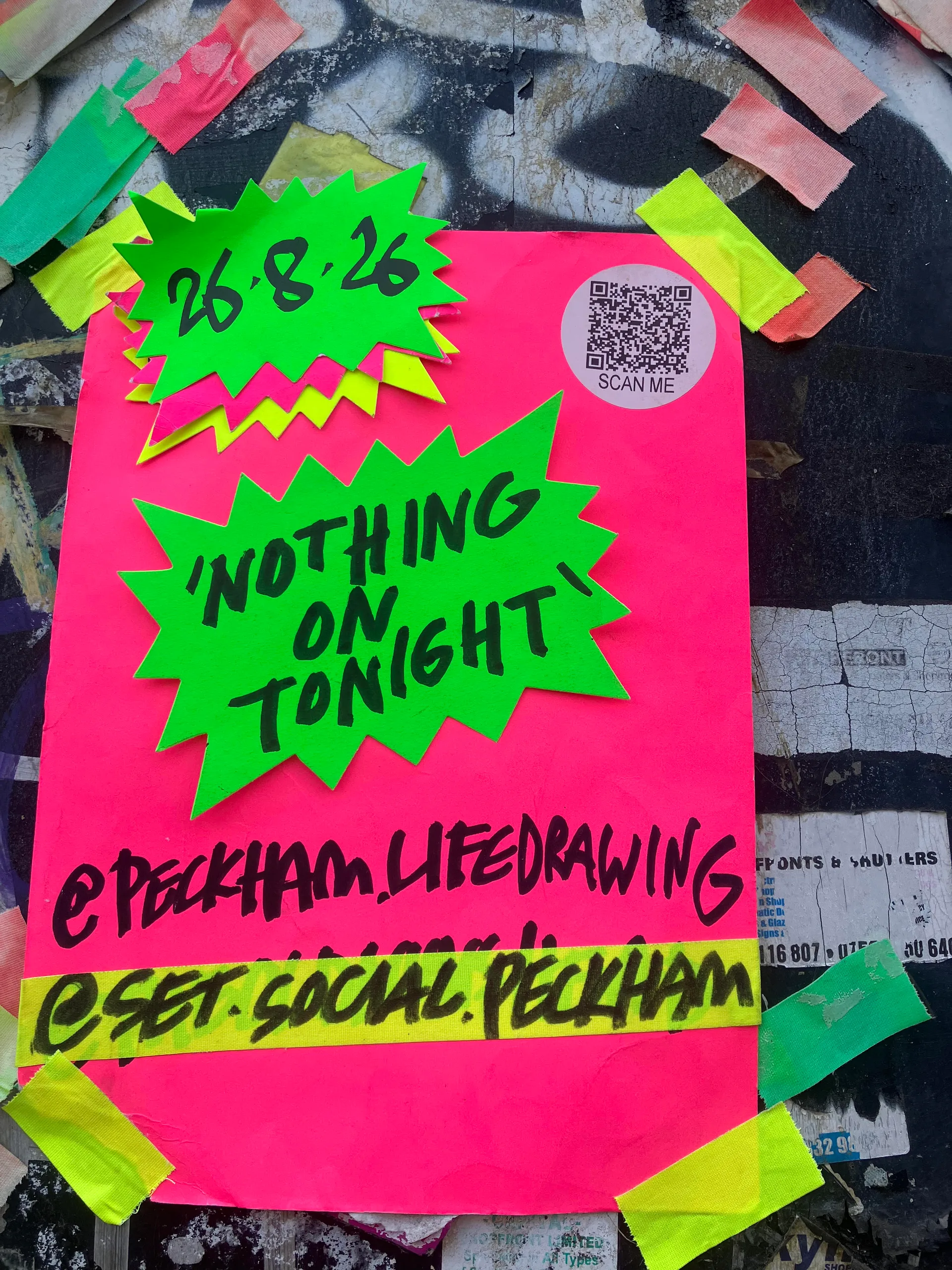 ‘Nothing On Tonight’ with Peckham Life Drawing